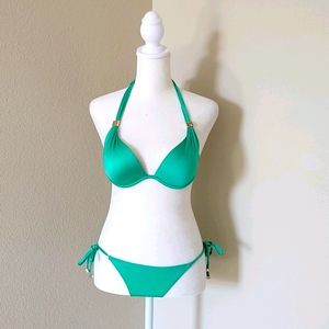 Victoria Secret - Kelly Green Pushup Bikini Top - DONATED